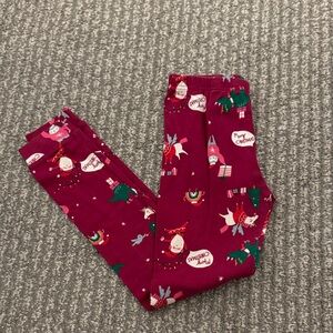 Carter's Red Santa Print Leggings